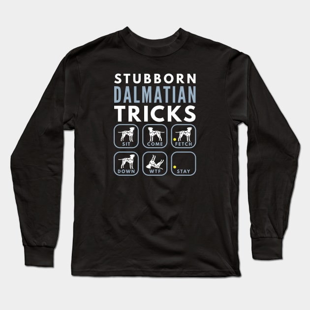 Stubborn Leopard Carriage Dog Tricks - Dog Training Long Sleeve T-Shirt by DoggyStyles